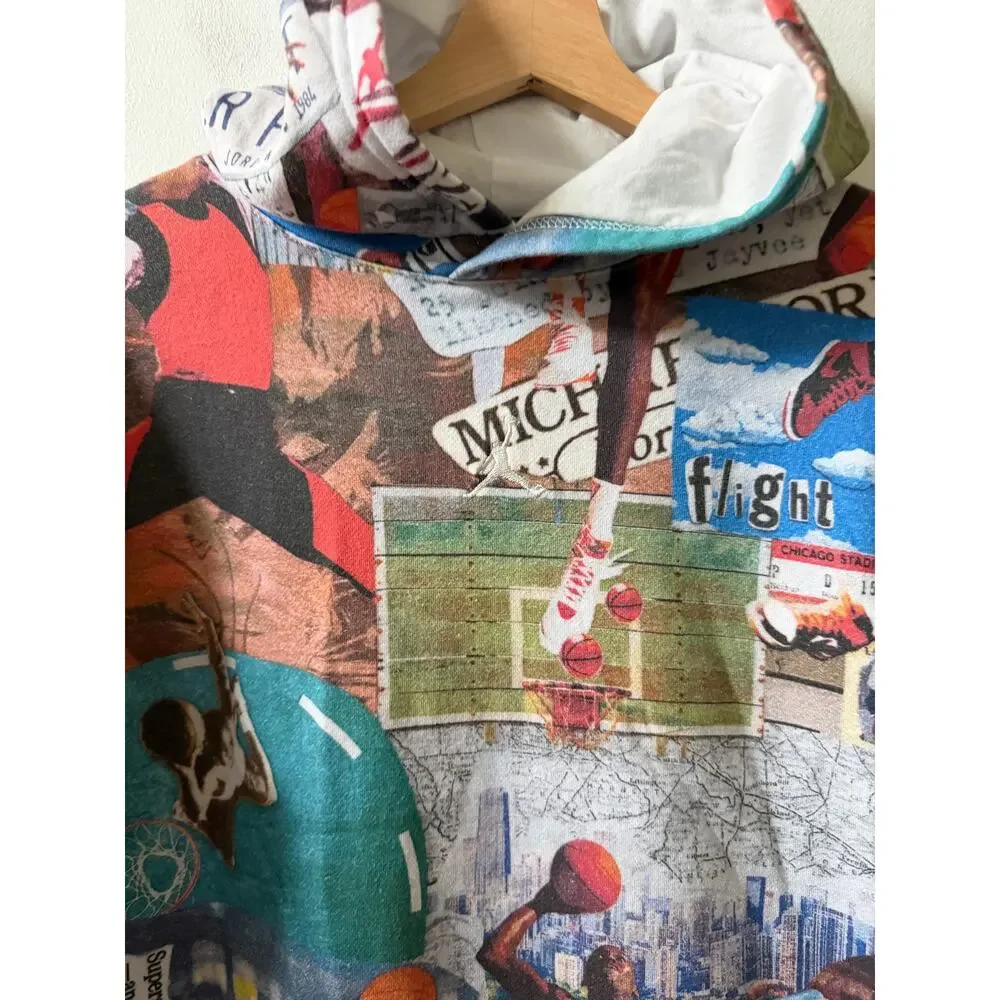 Nike Jordan all-over Michael Jordan print graphic sweatshirt youth XL